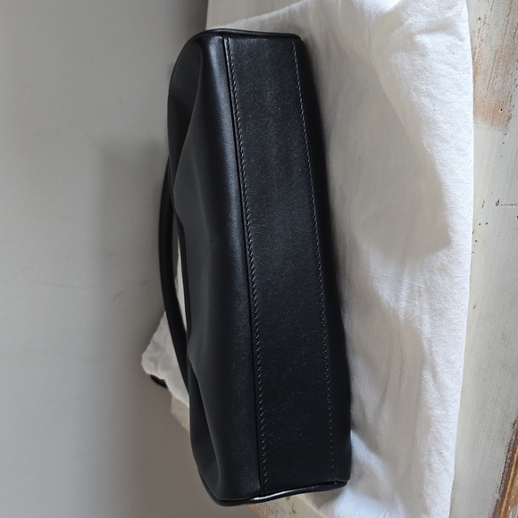 Elleme Small Dimple Leather Bag In Black - Picture 10 of 16